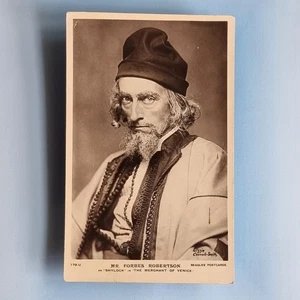 Foto real de actor eduardiano C1905 Forbes Robertson Shakespeare Shylock - Imagen 1 de 2
