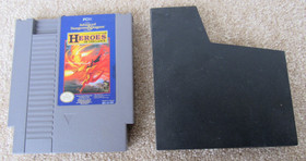 Advanced Dungeons & Dragons Heroes of The Lance Game Nintendo NES + Sleeve VG