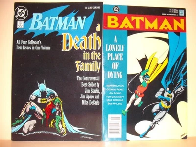 BATMAN: A DEATH IN THE FAMILY & BATMAN: A LONLEY PLACE OF DYING TPB - Image 1 of 4