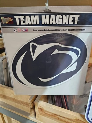 PENN STATE NITTANY LIONS  NCAA  FOOTBALL MAGNET CAR OFFICE 12 Inch Helmet NEW - Image 1 of 2
