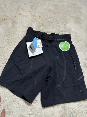 Endura Humvee Shorts Women’s S Padded Ripstop 9” Inseam Belted Cargo Cycling NWT - Image 1 of 4