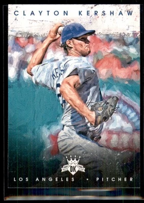 2016 Panini Diamond Kings Clayton Kershaw Los Angeles Dodgers #62 - Image 1 of 2