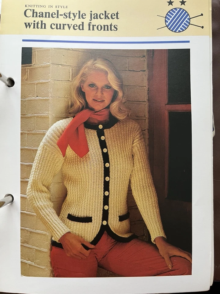 Original Knitting Pattern - Ladies Jacket Or Cardigan - Image 1 of 1