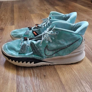 Nikes Kyrie 7 Copa Basketball Aqua Blue Granite Grey 51.5 Shoes Mens UK Size 16 - Picture 1 of 16