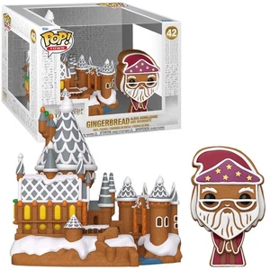 Funko POP Harry Potter Dumbledore mit Hogwarts (Gingerbread) #42 Vinyl Figur Neu - Bild 1 von 6