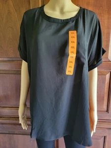 Buffalo David Bitton Woven Blousa With Patch Pocket - Picture 1 of 14