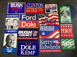 Carteles presidenciales - 1968-2004 - ¡Nixon, Bush, Clinton, Carter, Perot y más!!! - Imagen 1 de 6