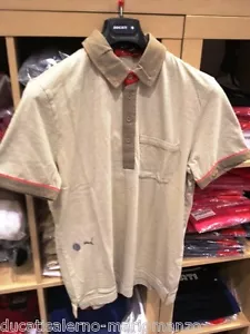 Polo Manica Corta Puma DUCATI Beige tg XL - 987555016 - Apparel Ducati Puma - Foto 1 di 1