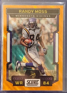 2023 Score Football - RANDY MOSS #d 187/565 SP Orange Lava Parallel - Picture 1 of 1