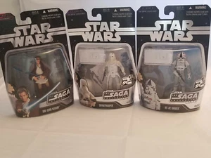 Konvolut 3 Star Wars The Saga Sammlung - Obi-Wan Snowtrooper & AT-AT Driver - Bild 1 von 5