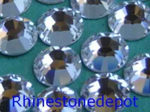 SS10 CRYSTAL CLEAR HOTFIX Preciosa Maxima Rhinestones 1 gross - Picture 1 of 1