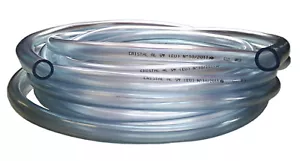 CLEAR FLEXIBLE FOODGRADE PVC HOSE PIPE TUBE - AIR / WATER / AQUARIUM / POND - Picture 1 of 3