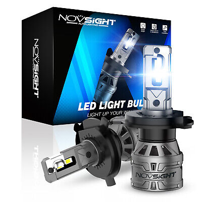 NOVSIGHT H4 HB2 9003 LED Scheinwerfer Weiß Lampen 13000LM 60W 6500K 9-18V • 27.44€