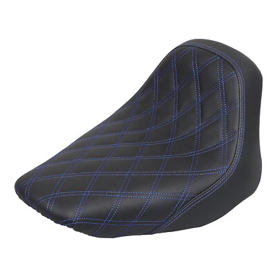 Motorcycle Driver Front Solo Seat Fit For Harley Softail Deluxe FLSTN 2006-2017 - Imagem 1 de 4