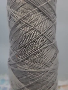 Yarn 100% Silk Yarn Weaving Hand, Crochet,  Art knitting  9.3 Grey - Picture 1 of 3