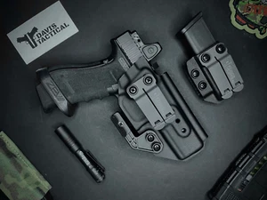 Davis Tactical IWB Kydex Concealment Holster For Glock 17/17MOS/22/22MOS - Picture 1 of 10