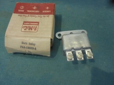 Relé de bocina Ford FAA-13853-A Ford T-Bird Mercury 1949-1953 de colección nuevo en stock Foto 1 de 4