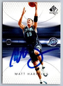 MATT HARPRING FIRMADO IP 2005 CUBIERTA SUPERIOR SP AUTÉNTICO #87 AUTOMÁTICO - Imagen 1 de 2