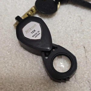 NIKON Loupe Magnifier 10x Jewelry Triplet Loupe new free shipping Japan - Picture 1 of 4