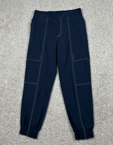 Athleta Chelsea Utility Jogger Women’s 6 Navy Blue Cargo Pockets Tapered 30x28.5 - Picture 1 of 11