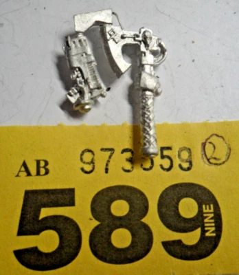 Warhammer 40k Space Wolf Wolves plasma pistol power axe bits bitz metal Y589 - Image 1 of 3
