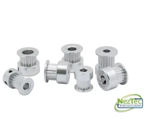 GT2 Riemenscheibe Zahnrad Pulley 16/20 Zähne 5/6,35/8mm Welle 6/10mm Riemen - Bild 1 von 5