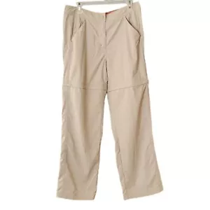 L.L.Bean 100 % Nylon wandelbare beige Wanderhose Damengröße 12 - Bild 1 von 6