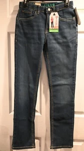 NEW Levi's Big Boys 511 Slim Fit Jean Eco Performance Blue 16 REG Size 28X30 - Picture 1 of 13