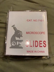 New Blank Microscope Set 72 Slides 100 Cover Glass Slips 22*22 Cat No 7101 - Picture 1 of 4