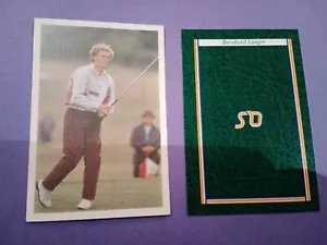 Bernhard Langer Golf Question of Sport Celebrity Game Card 1987 Rare - Picture 1 of 1