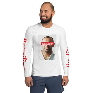 Marcelo Garcia Brazilian Jiu-Jitsu BJJ Gi No-gi Nogi MMA Long Sleeve Rash Guard - Picture 1 of 32