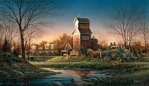 Terry Redlin ABOVE THE FRUITED PLAIN S/N paper Limited Edition America Farms NEW - Picture 1 of 1