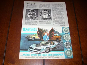 RUEDAS DE ELECTRODOMÉSTICOS PONTIAC TRANS AM ***ANUNCIO ORIGINAL DE 1979*** - Imagen 1 de 2
