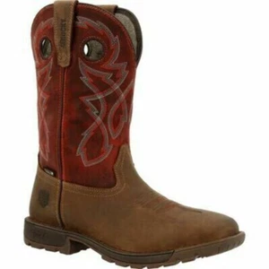 ROCKY LEGACY 32 STEEL TOE WATERPROOF WESTERN WORK BOOTS RKW0341 - Picture 1 of 15