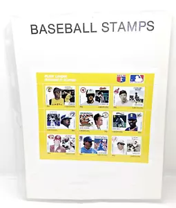 Major League Baseball Clemente, Ripken Jr, Feller 6 More Grenada 30c Stamp Sheet - Picture 1 of 2