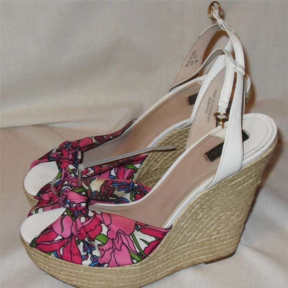 ZAPATOS SANDALIA JOAN & DAVID SHARONE ALPARGATA TACÓN CUÑA TALLA 8,5M Foto 1 de 1