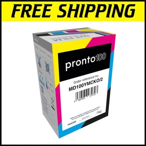 Full Color ID Card Printing Ribbon & CardPresso Software for Pronto100 Printer - Picture 1 of 3