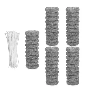 50PCS rust-resistant and durable Washing Machine Drain Filter Mesh Ties - Foto 1 di 14