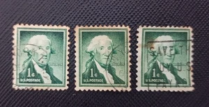 Stamp U.S. Postage USA 1c Washington 1954 Good Condition - Picture 1 of 2