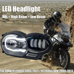 For BMW R1200 GS 2005-2012 R 1200 GS ADV 2006-2013 LED Headlight Assembly DRL - Picture 1 of 15