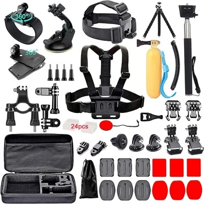 60 In 1 Camera Accessories Kit Compatible With Gopro Hero 13 12 11 10  - Image 1 of 4
