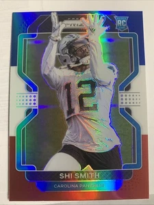 2021 Panini Prizm Red White Blue Bonus Insert Rare Rookie Panthers Shi Smith - Picture 1 of 2
