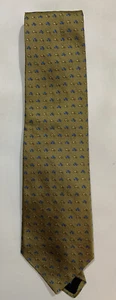 $70 NEW NWT INNOCENTI ORO TOM JAMES MENS SILK NECK TIE - GOLD - Picture 1 of 4