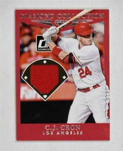 2017 Donruss Diamond Collection Memorabilia #81 C.J. Cron Jersey - NM-MT