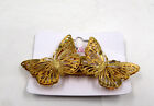 Fermaglio per Capelli Matrimonio D'Oro Clip Butterfly Accessori UK