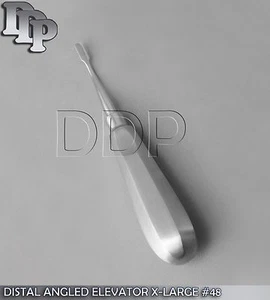 DENTAL TOOTH SURGERY PATTERN DISTAL ANGLED ELEVATOR X-LARGE #48 - Picture 1 of 3
