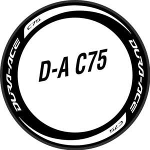 Zweirad Aufkleber für DURA-ACE C75 DA9000 80mm 88mm Felge Rennrad Fahrrad Decals - Bild 1 von 2