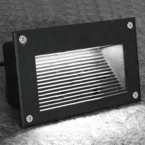 3W LED Outdoor Stair Step Light Waterproof Lamp Recessed Fixture+ Junction Box L - Picture 1 of 8