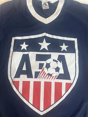 AZD alpha xi delta Medium V Neck T-shirt USA soccer futbol Sorority - Image 1 of 4