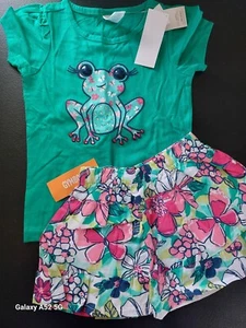 NWT Gymboree Girls Outfit Embellished Top/Skirt Size 4 (G1) - Picture 1 of 3